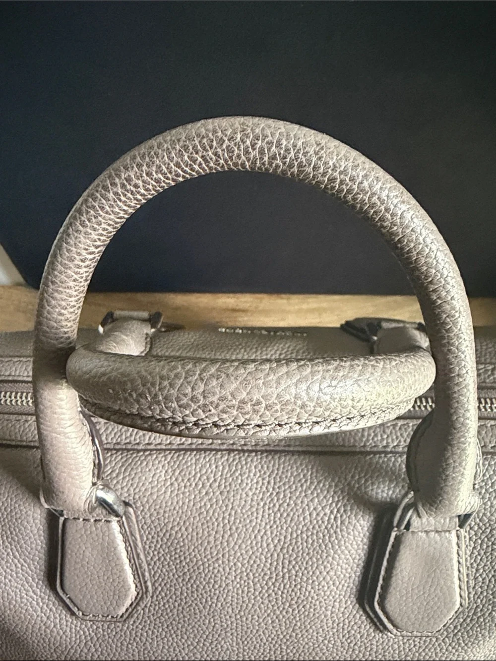 Michael Kors Mercer Medium Leather Duffel Bag - Picture 13 of 16